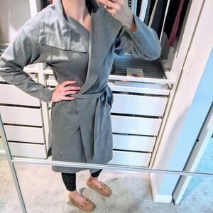 Harper Harlow Grey Coat Duster Cardigan NWT